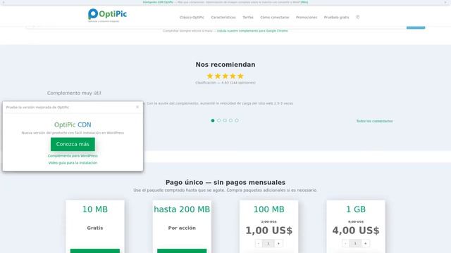 WordPress: Complemento automático de optimización y compresión de imágenes de OptiPic смотреть онлайн