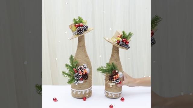 8 Jute craft Christmas decorations ideas , Merry Christmas 2022! смотреть онлайн