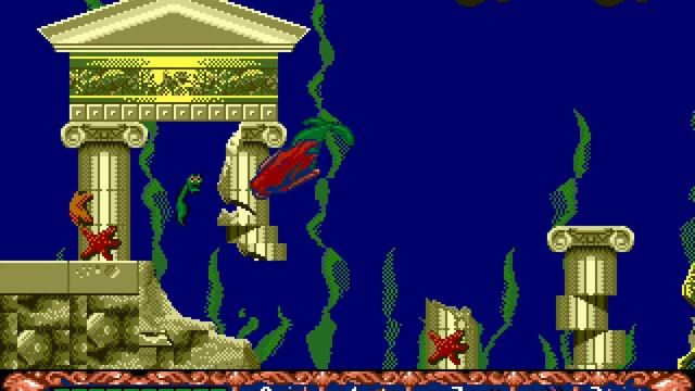 Ariel - The Little Mermaid (Sega Genesis) Full Walkthrough on Difficult смотреть онлайн