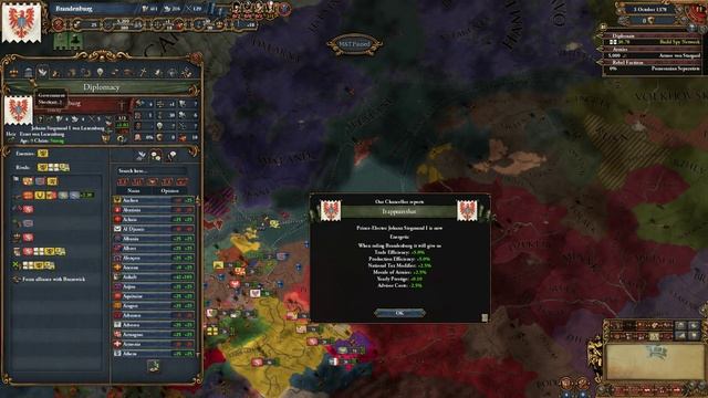 EU4 - MEIOU & Taxes - Belligerent Brandenburg – Part 7 смотреть онлайн