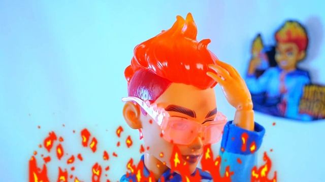 НОВИНКА G3 ? Огненный парень Monster High Heath Burns Scare-Adise смотреть онлайн