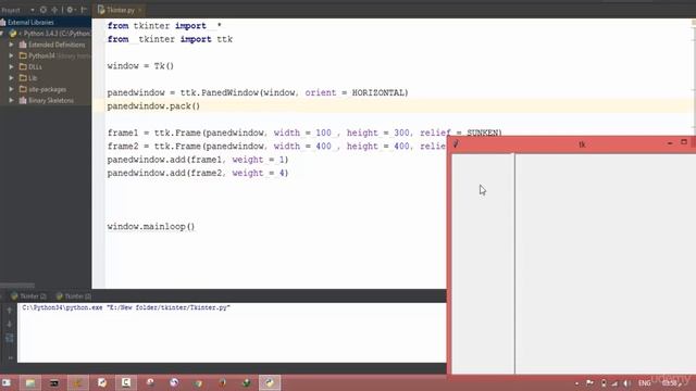 Python GUI : From A-to-Z With 2 Final Projects : Panedwindow смотреть онлайн