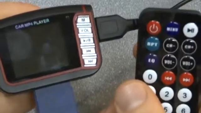 Car MP4 Player FM Transmitter 1.8