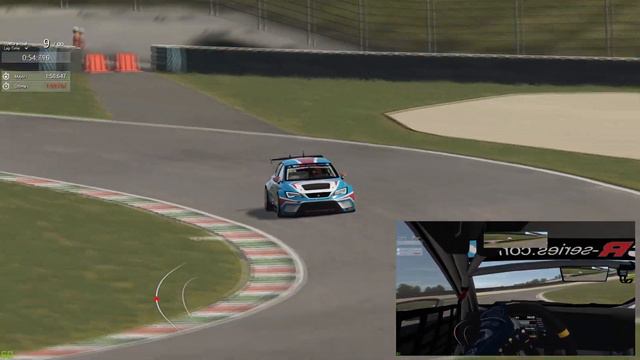 Assetto Corsa, Seat Leon TCR Entreno en Mugello 1:58.378 смотреть онлайн
