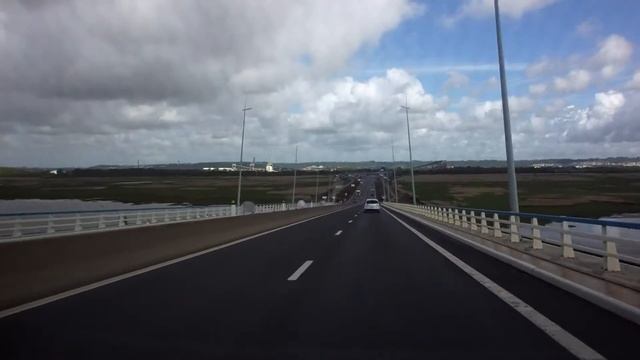 Мост Нормандия во Франции (Pont De Normandie [F])