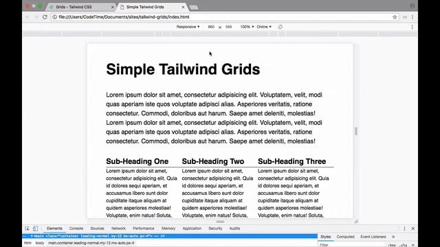 Quick Tailwind Grids, Part 2: Creating a Simple Grid смотреть онлайн