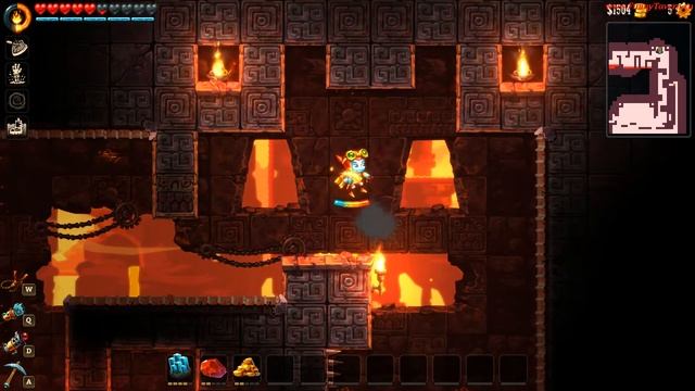 SteamWorld Dig 2 Прохождение Шипы и Конвейеры 100% смотреть онлайн