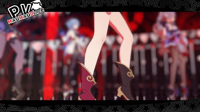 【Genshin Impact MMD/4K/60FPS】Ganyu & Keqing & Yanfei & Fischl【MORE】