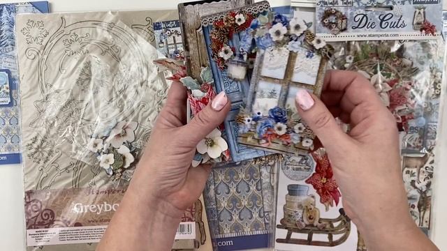 Обзор коллекции «Winter Tales» от компании Stamperia смотреть онлайн