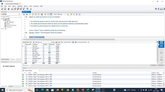 How to use Order By clause in MySQL смотреть онлайн
