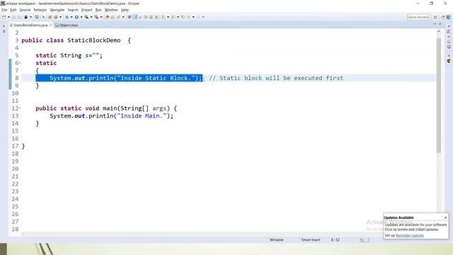 Static Block in Java with Example смотреть онлайн