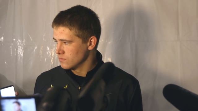 Justin Herbert talks Post Game Vegas Bowl смотреть онлайн
