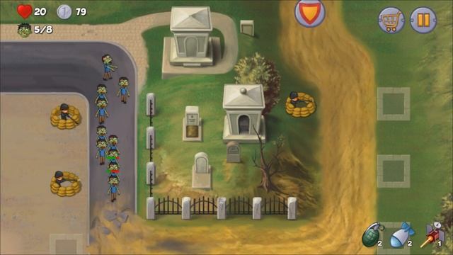 Zombie Town Defense (Gameplay Android) смотреть онлайн