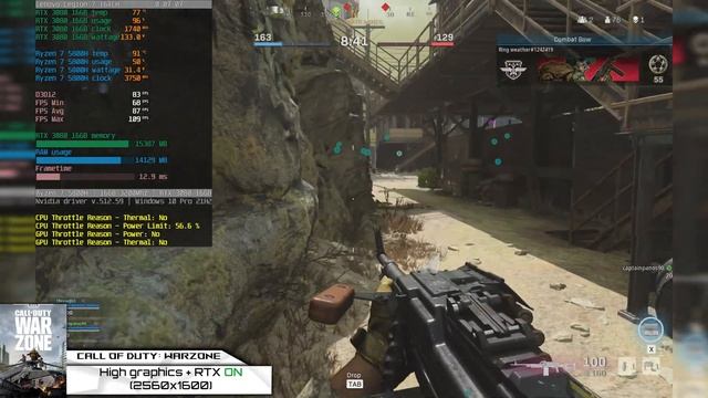 Lenovo Legion 7 - Call of Duty: Warzone Gameplay Test (Ryzen 7 5800H, RTX 3080) смотреть онлайн