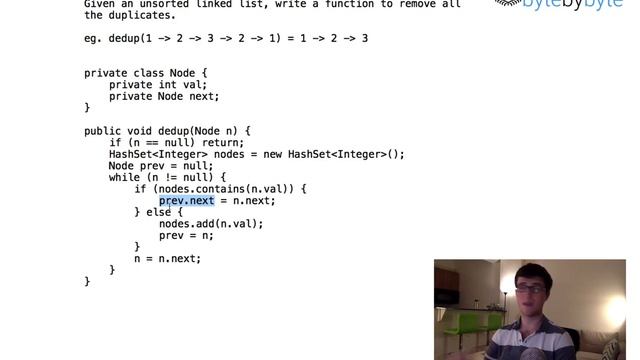 Interview Question: Dedup Linked List смотреть онлайн