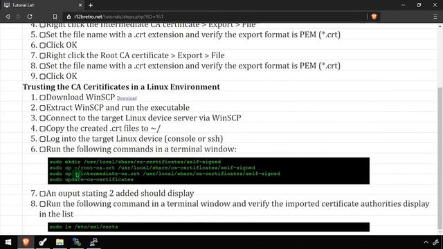 Adding Self-Signed PKI to Linux Trusted Certificate Store смотреть онлайн