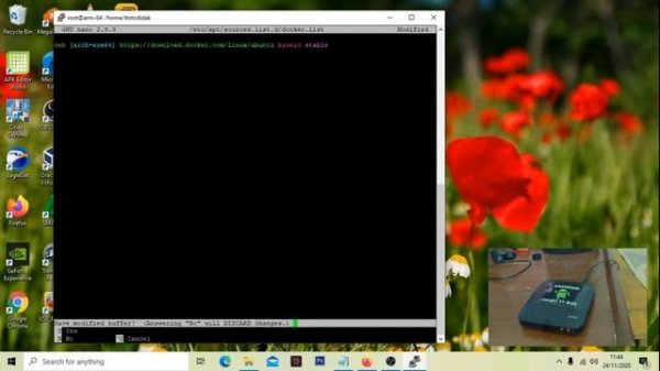Install Docker Portainer Di STB Hg680p | Armbian Linux 20.10