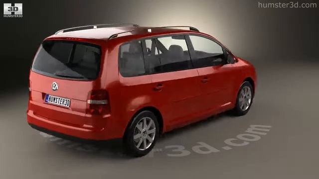 Volkswagen Touran 2003 3D model by Humster3D.com смотреть онлайн