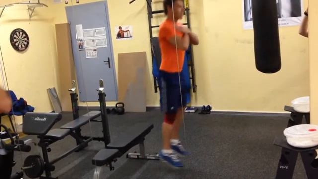 :: Jump Zone :: Тренировка прыжка - Прыжки из положения сидя без рук смотреть онлайн