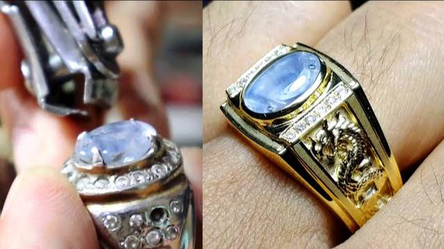 Custom Jewelry - Making A Men's Saphire Gold Ring