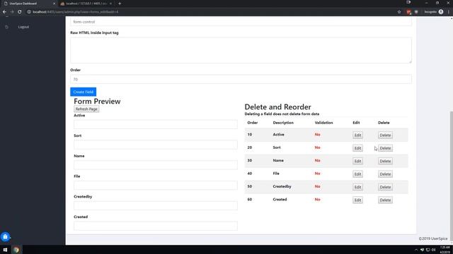 UserSpice Form Builder Basics (1 of 2) смотреть онлайн