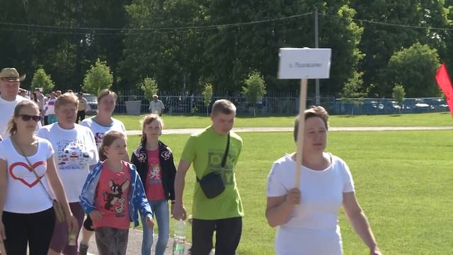 Парад открытие 9 районных игр г.Сухиничи смотреть онлайн