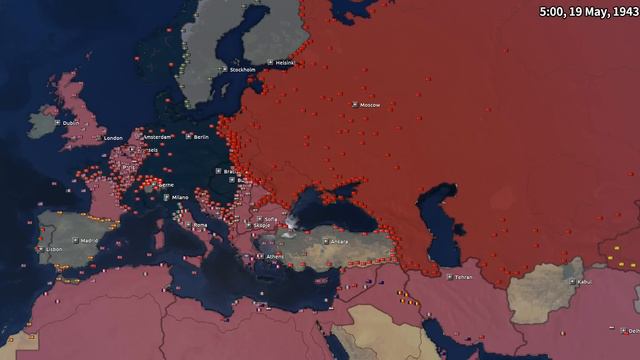 Hoi4 ULTRA REALISTIC MOD │Hoi4 Timelapse│