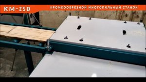 Станок кромкообрезной проходного типа КМ-250