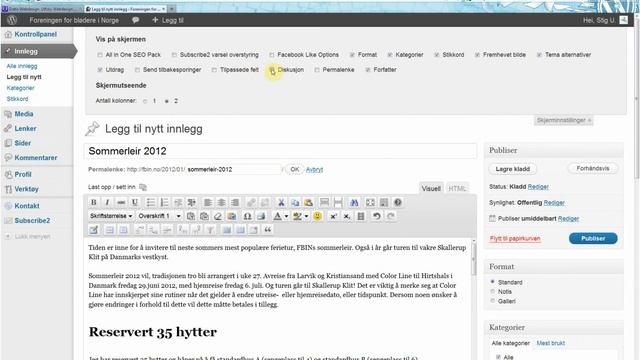 WordPress kurs del 3 - lage nytt innlegg смотреть онлайн