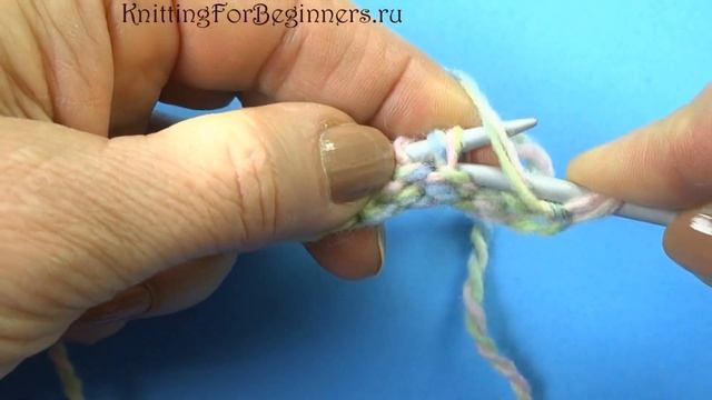 Закрученный узор - Лучшие узоры вязания спицами смотреть онлайн