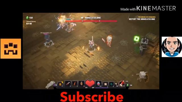 Minecraft dungeons (The nameless one) BOSS FIGHT смотреть онлайн