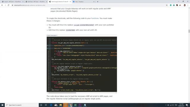 How to Add AdSense In Content On AMP WordPress Site смотреть онлайн