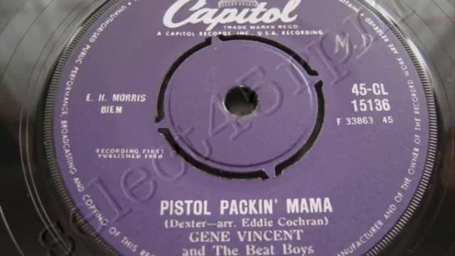 Gene Vincent - Pistol Packin` Mama смотреть онлайн