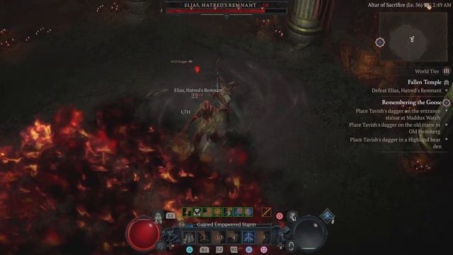 Landslide Druid 56 vs Elias 70 Nightmare diablo 4 Rampage смотреть онлайн