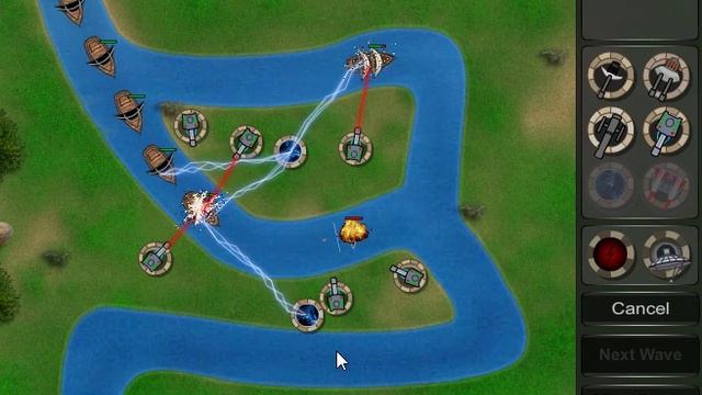 Boat Invasion - Level 2 - Tower Down at 47 wave смотреть онлайн