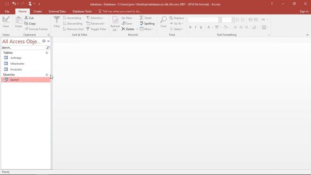 SQL in MS Access - Tabellen aufsteigend und absteigend anordnen mit ORDER BY смотреть онлайн