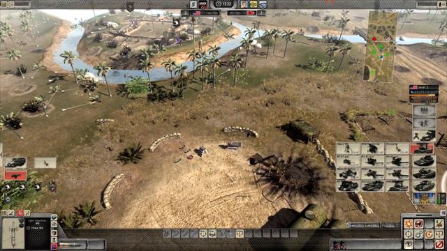 Men of War Assault Squad 2: Baron & Sherman vs 3 People! смотреть онлайн