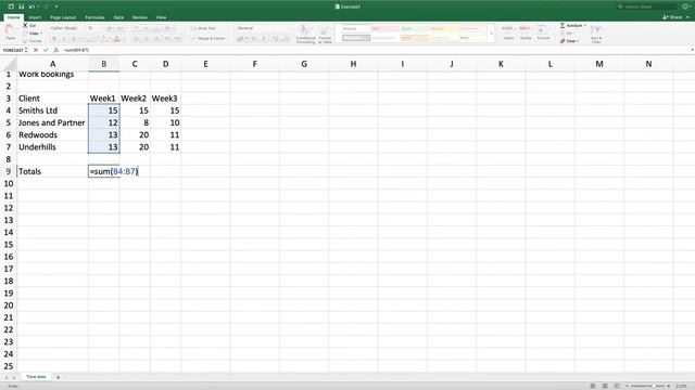AAT Level 3 Osborne Book Excel Chapter 1 Exercise 1 Stage 3 смотреть онлайн