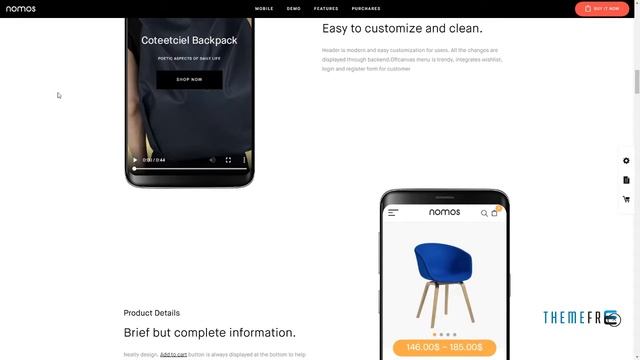 Nomos - Modern AJAX Shop Designed For Mobile And SEO Friendly (RTL Su смотреть онлайн