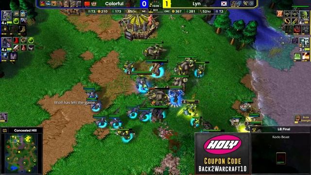 WC3 - [ORC] Lyn Vs Colorful [NE] - LB Final - Xiaotian Cup