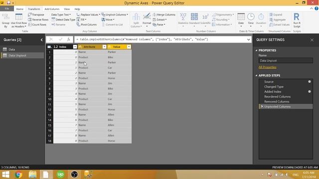 Power BI - Dynamic Axis via Slicer (No DAX) смотреть онлайн