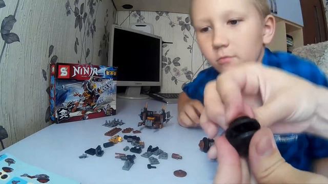Лего Ниндзяго Собираем лего конструктор Обзор Lego Ninjago смотреть онлайн