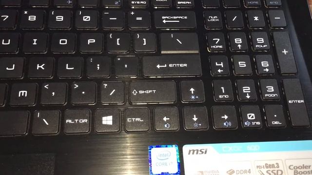 Keyboard MSI Model CX62 6QD смотреть онлайн