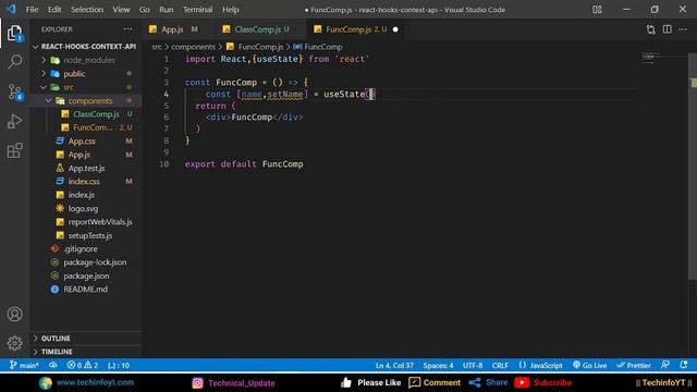 React JS useState Hook | Complete React Hooks Series смотреть онлайн