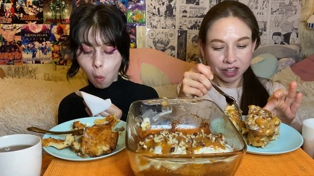 ГОТОВИМ БУЛОЧКИ ПЕКАНБОН/ ??АМЕРИКАНСКАЯ КУХНЯ/ МУКБАНГ СЛАДКИЙ/ MUKBANG смотреть онлайн