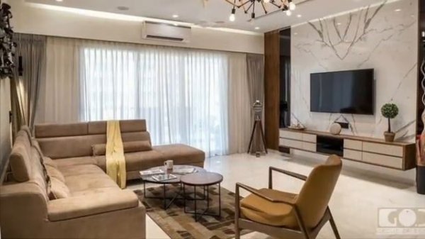 An Apartment Interior With Contemporary Styles.