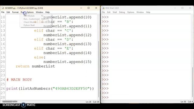 GCSE #1 Python Solution смотреть онлайн