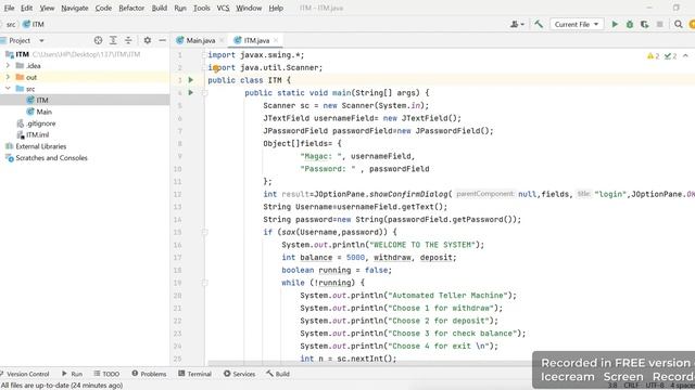 ? PROJECT IN JAVa Simple Code смотреть онлайн