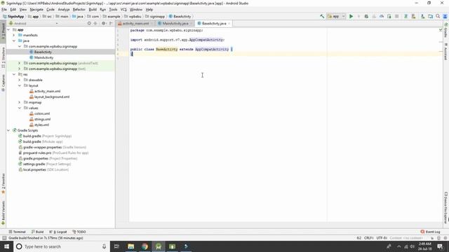 Google Sign In Firebase Authentication | Android Studio Hindi Tutorial смотреть онлайн