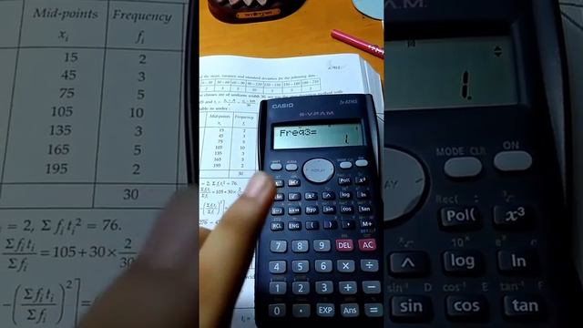 Calculating Mean, Standard Deviation And Variance Using Casio FX-82MS Calculator